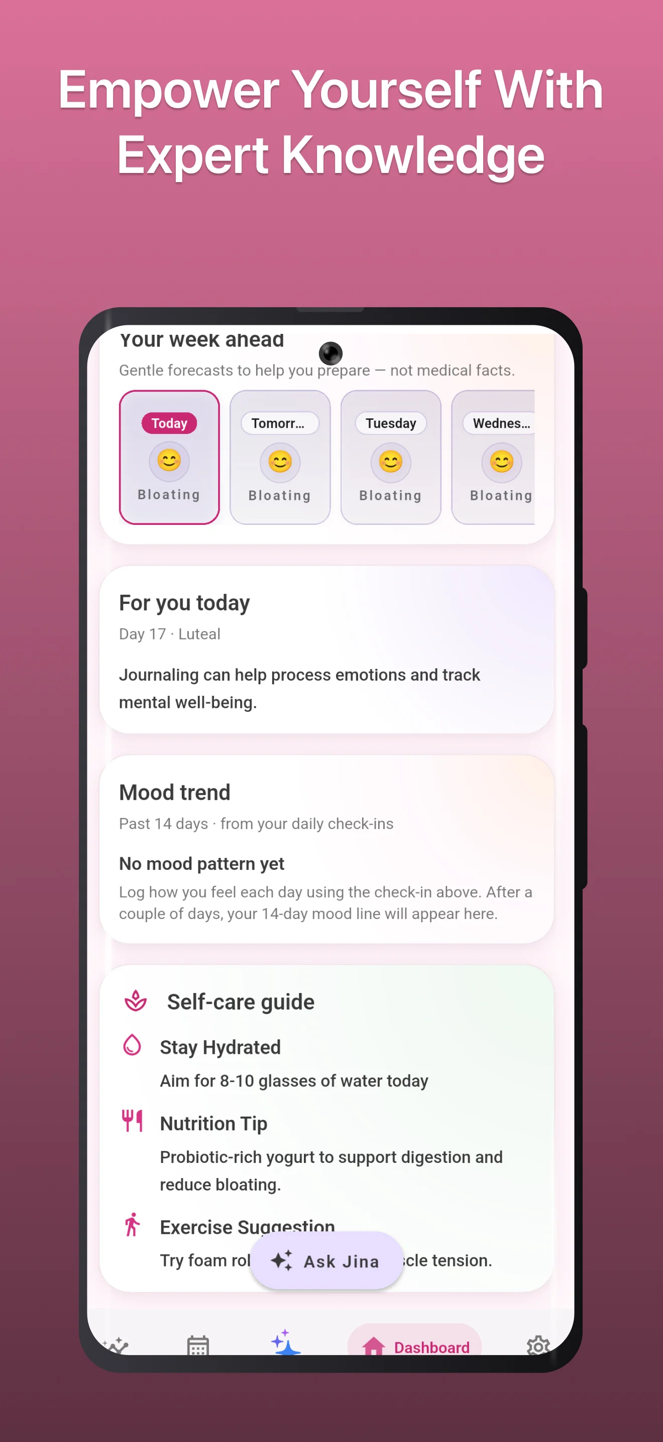 LadyLife self-discovery and empowerment tests